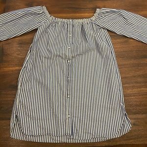 Zara off the shoulder dress